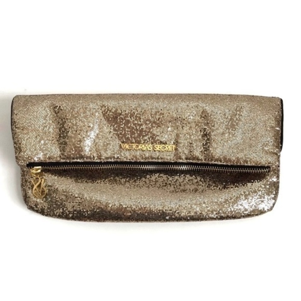 Victoria’s Secret Gold Foldable Clutch